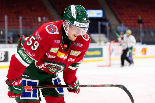 Frölundas Simon Hjalmarsson deppar