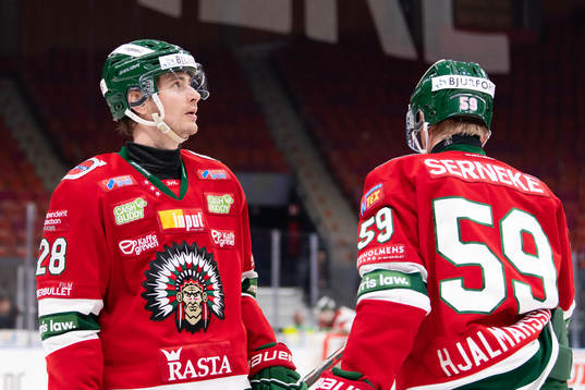 Frölundas Johan Sundström deppar