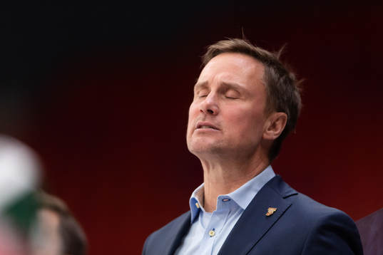  Frölundas tränare Roger Rönnberg deppar