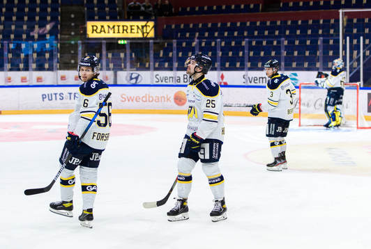 s Fredrik Forsberg, Axel Holmström och Daniel Bertov deppar