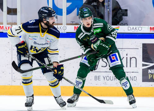 s Linus Fröberg och Färjestads Joel Nyström