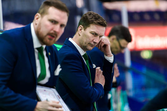 Färjestads huvudtränare Johan Pennerborn