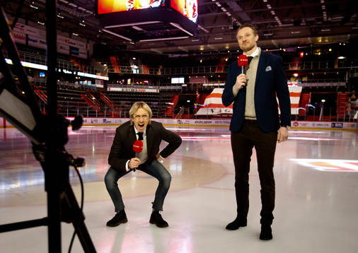 Cmores Patrik Westberg och Niklas Kronwall