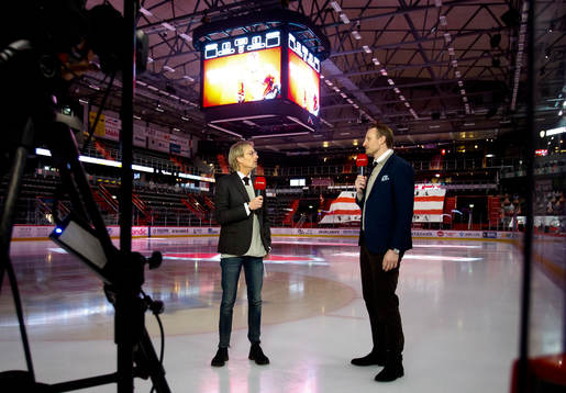 Cmores Patrik Westberg och Niklas Kronwall