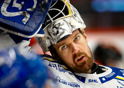 Leksands målvakt Axel Brage