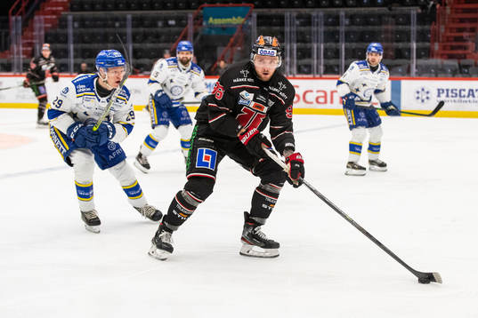 Leksands Emil Heineman och Örebros Robin Kovacs