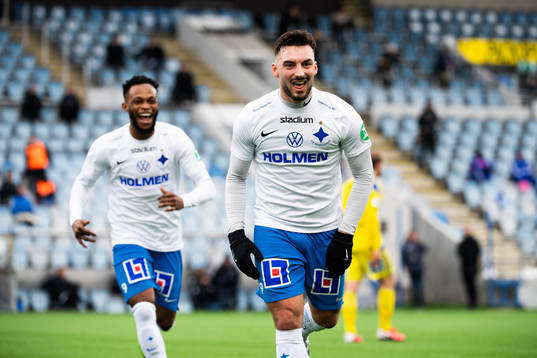 IFK Norrköpings Sead Haksabanovic jublar