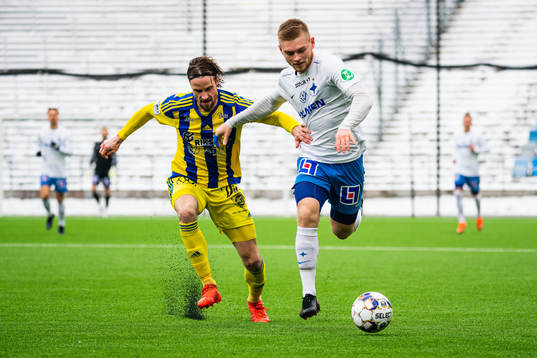IFK Norrköpings Dino Salihovic och Sundsvalls Linus