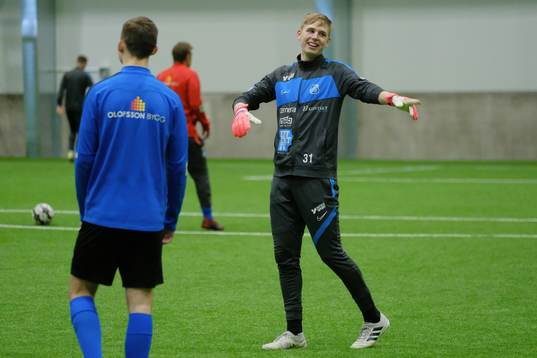 Norrbys målvakt Hampus Falk