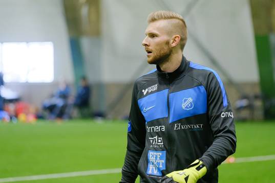 Norrbys målvakt Anton Cajtoft