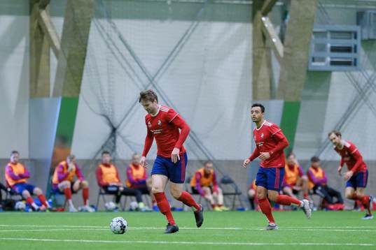 under träningsmatchen i fotboll mellan Varberg och Öster