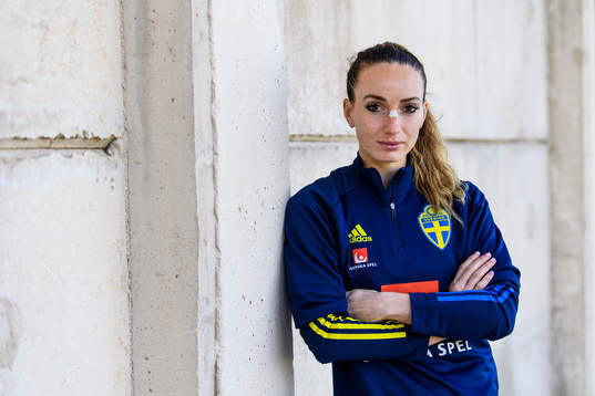 Kosovare Asllani poses for portrait
