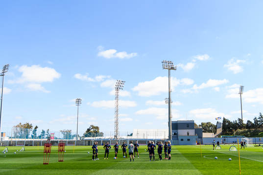 Players gather
