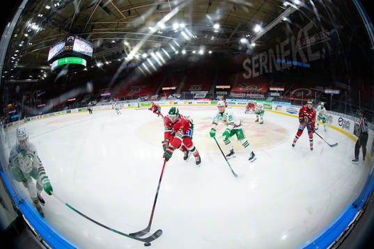 Frölundas Elmer Söderblom och Rögles Samuel Johannesson