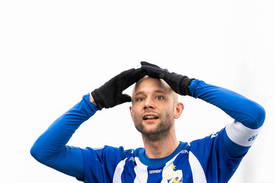 IFK Göteborgs Robin Söder reagerar