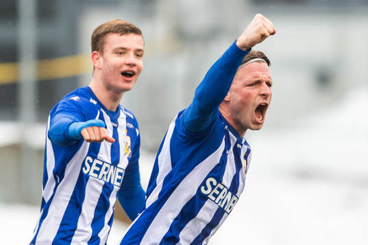 IFK Göteborgs Calle Johansson jublar