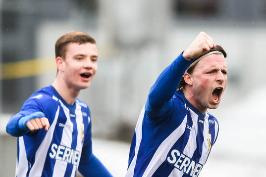 IFK Göteborgs Calle Johansson jublar
