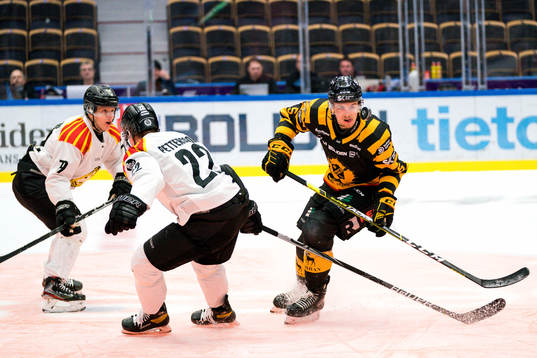 Skellefteås Philip Broberg och Brynäs Adam Pettersson och