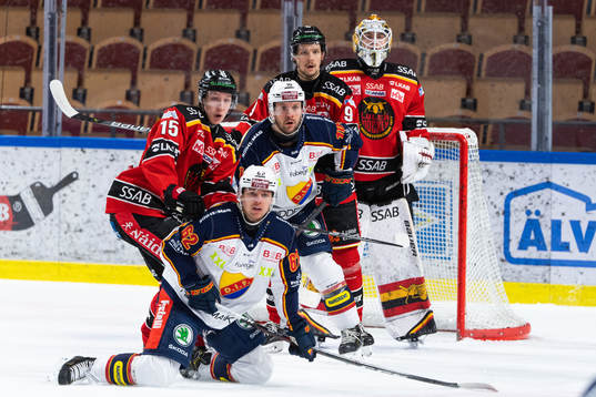 Luleås Carl Mattsson, Djurgårdens Niclas Bergfors och