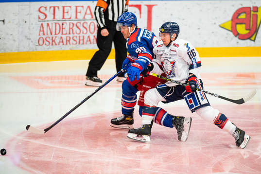 Oskarshamns Lance Bouma och Linköpings Tyler Morley