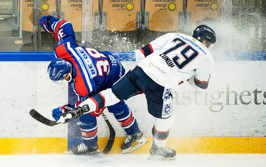 Oskarshamns Nichlas Torp och Linköpings Patrik Lundh