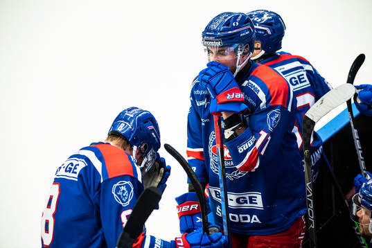 Oskarshamns Joakim Thelin och Fredrik Olofsson deppar