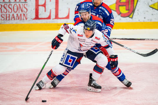 Oskarshamns Markus Modigs och Linköpings Patrik Lundh
