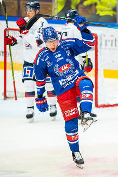 Oskarshamns Fredrik Olofsson jublar