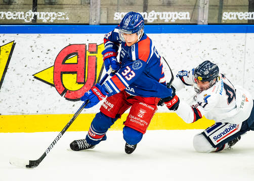 Oskarshamns Filiph Engsund och Linköpings Broc Little