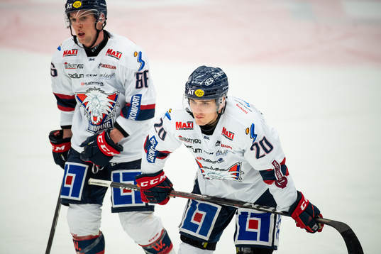 Linköpings Tyler Morley och Nikola Pasic deppar
