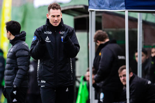 Sirius tränare Daniel Bäckström