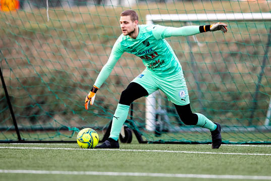 Löddes målvakt Oliver Lindstedt