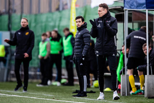 Sirius tränare Daniel Bäckström