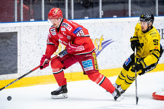 Modos Patrik Karlkvist och Västerås Alex Trivellato