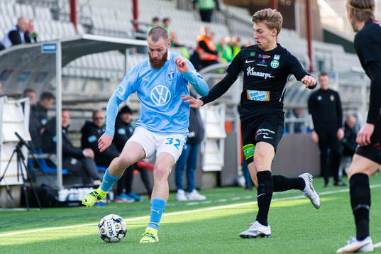 Malmö FFs Jo Inge Berget och Västerås Albin Sporrong