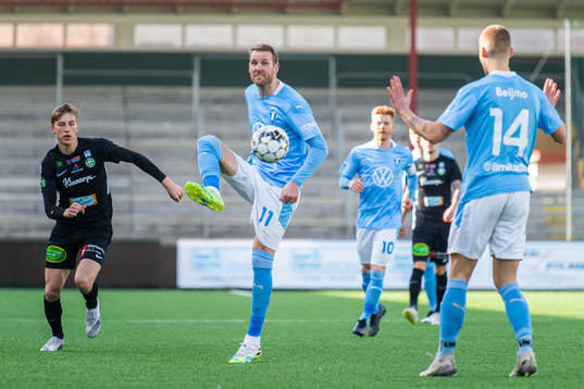 Malmö FFs Ola Toivonen och Felix Beijmo