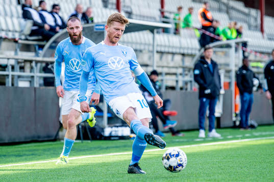 Malmö FFs Anders Christiansen och Jo Inge Berget