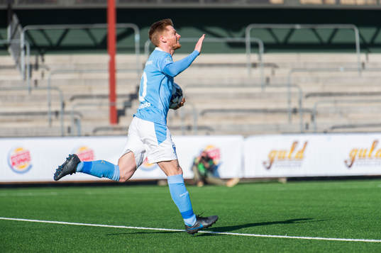Malmö FFs Anders Christiansen jublar