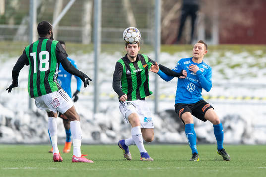 GAIS Adnan Maric och Halmstads Joel Allansson