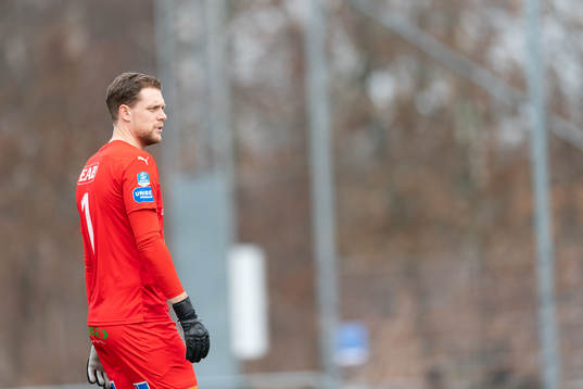 Halmstads målvakt Malkolm Nilsson Säfqvist