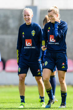 Caroline Seger and Linda Sembrant