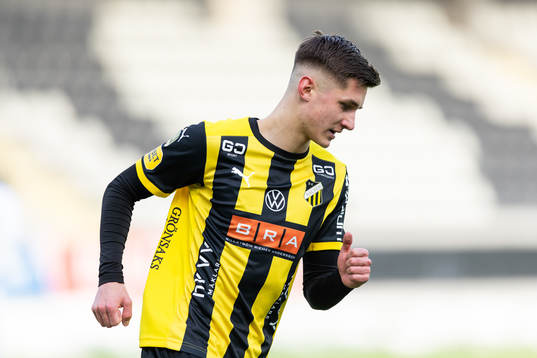 Häckens Leo Bengtsson jublar