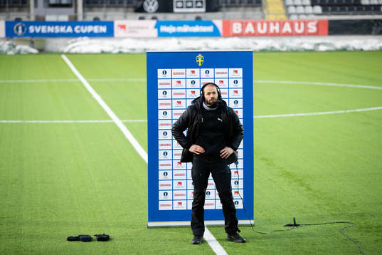 Häckens tränare Andreas Alm