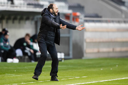 Häckens tränare Andreas Alm