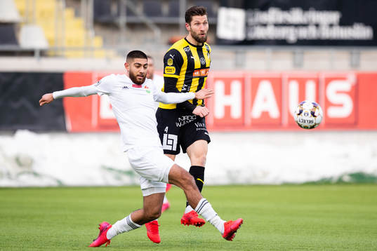 Dalkurds Rassa Rahmani  och Häckens Joona Toivio