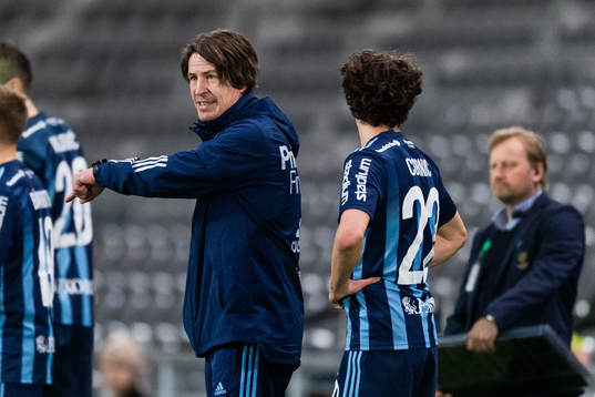 Djurgårdens tränare Thomas Lagerlöf
