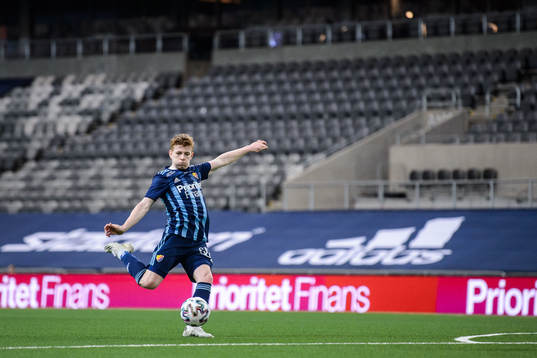 Djurgårdens Aslak Witry gör 1-0