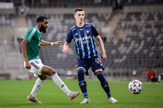 Brages Moses Makasi och Djurgårdens Haris Radetinac