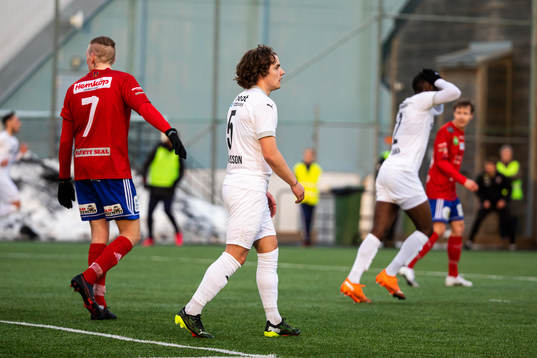 Helsingborgs Brandur Hendriksson Olsen deppar