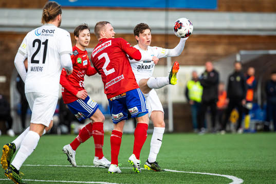 Helsingborgs Max Svensson och Gauthiods David Svensson